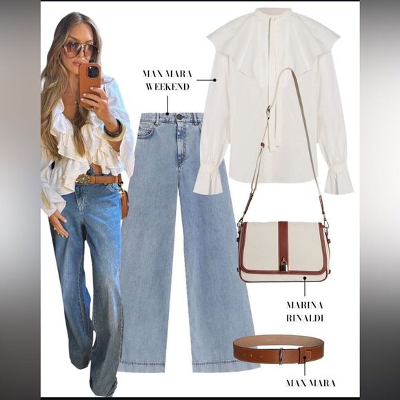 Gap High Rise Soft Easy Baggy Jeans sz XL Boho Beach Coastal Festival School - Picture 15 of 15